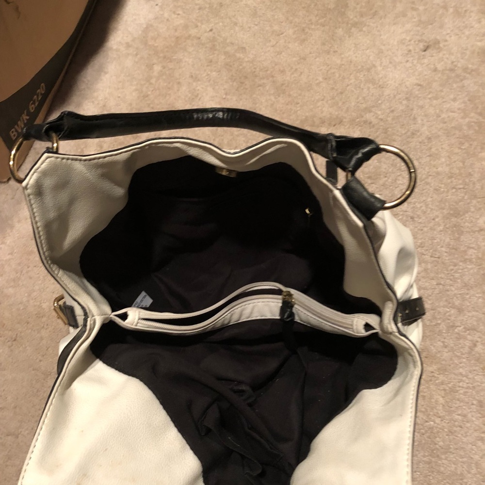 Aldo Leather B&W Bag